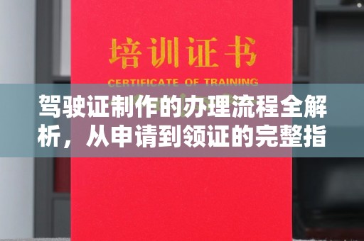聂荣驾驶证制作的办理流程全解析，从申请到领证的完整指南
